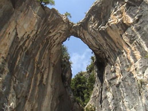 Ruta de senderismo del Cares en los Picos de Europa entre Asturias y León