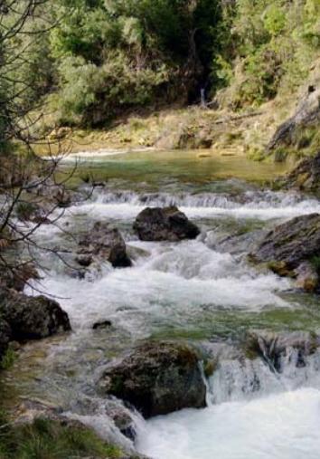 Ruta de senderismo del río Borosa en la provincia de Jaén