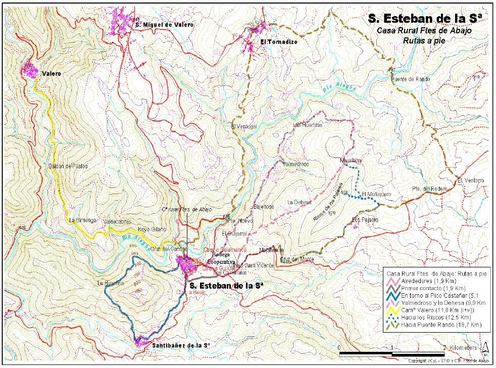 mapa-rutas-san-esteban-sierra